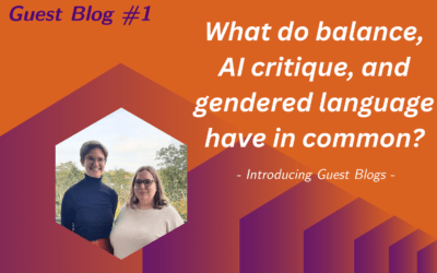 What do balance, AI critique, and gendered language have in common?